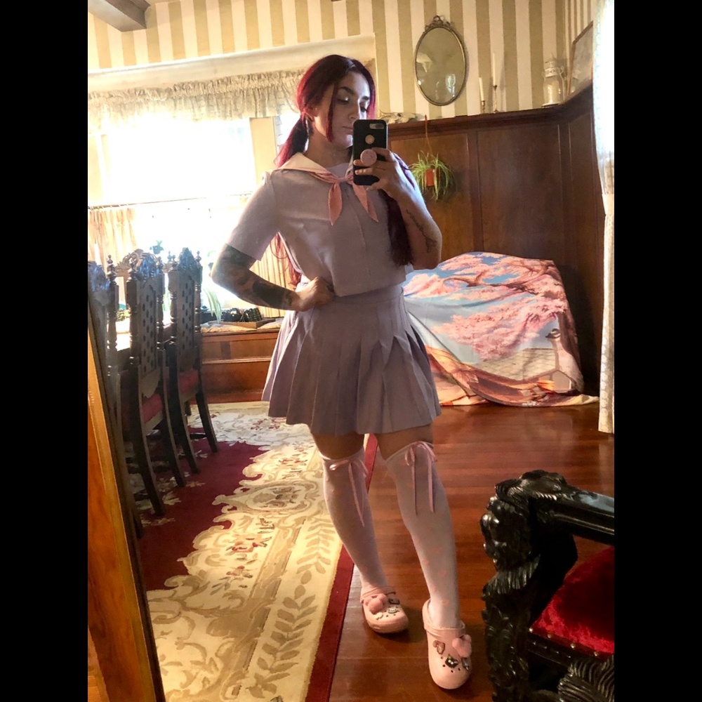 Kawaii My Violet Eva sailor suit pleated Claire skirt